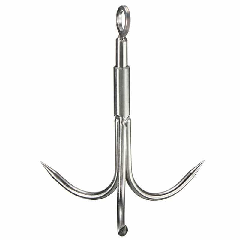 Grappling/Grapnel Hook 3-Claw Stainless Steel Tree Climbing Hook