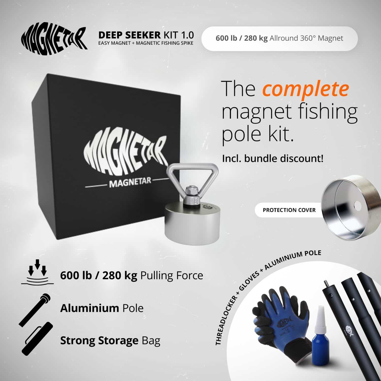 Fishing Spike package 1.0 - 600 lb / 280 kg - Easy - Allround 360