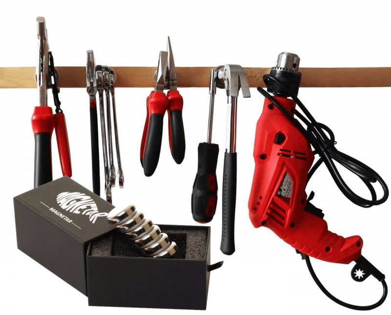 magnets, hanging tools, organizing tools, handyman, tool magnet,