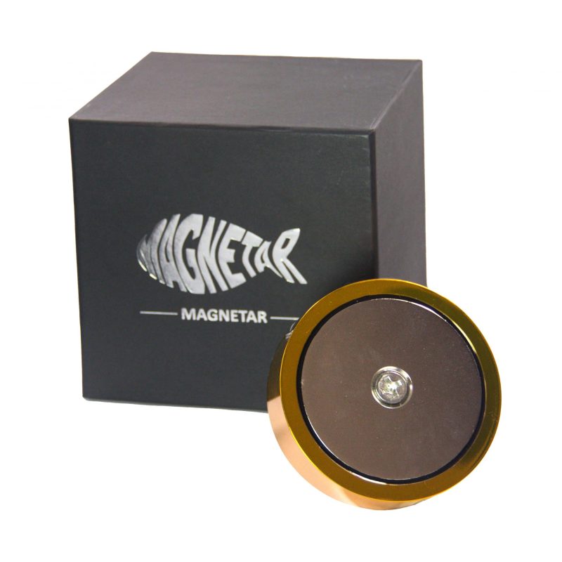 Classic Fishing Magnet Gold 1100LB/500KG - Magnet fishing with a Magnetar fishing  magnet