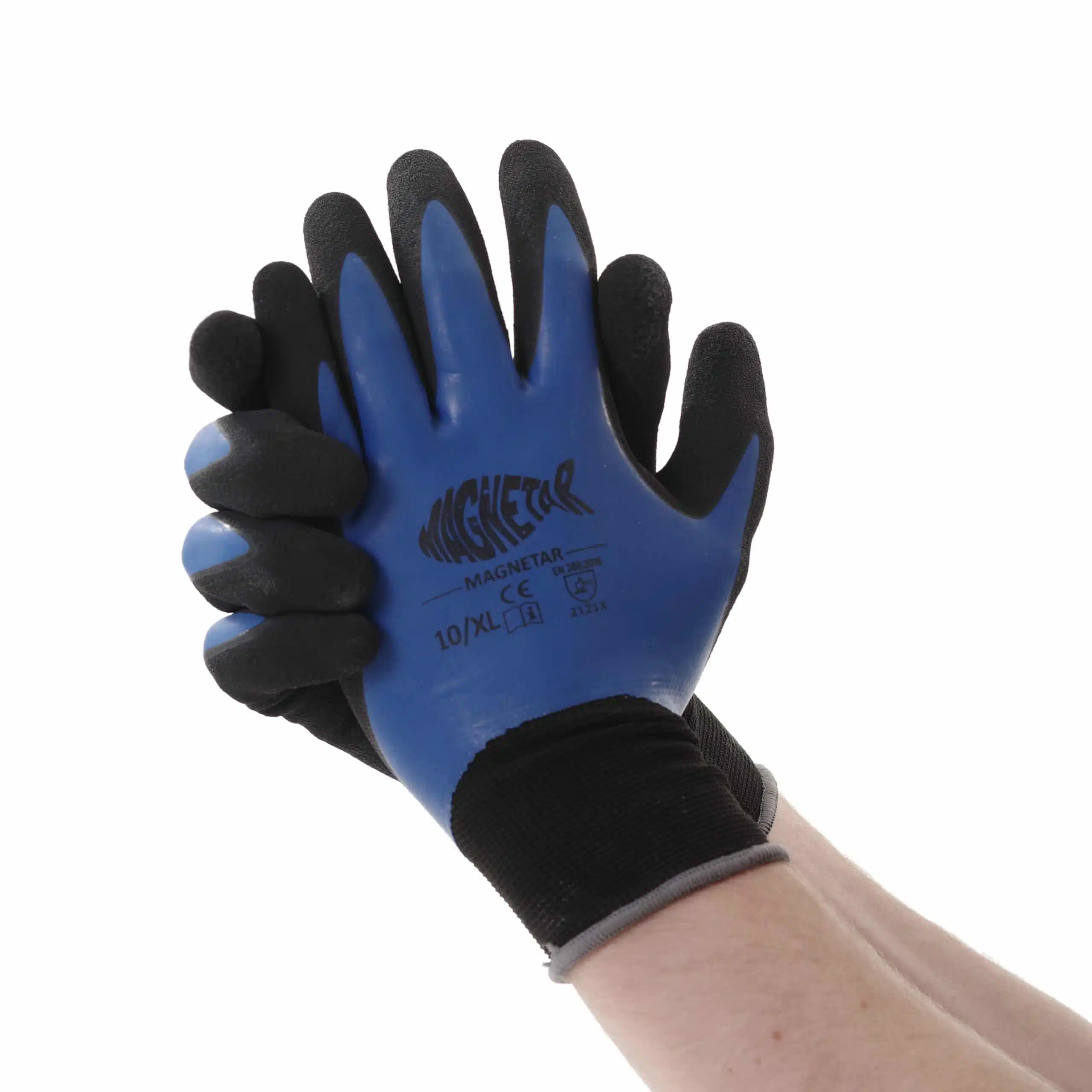 Waterproof Magnet Puncture Proof Fishing Gloves X4Y5 