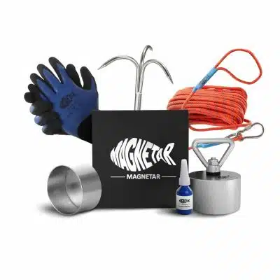 Complete Fishing Magnet Kit - 1500 lbs Fishing Magnet, Rope