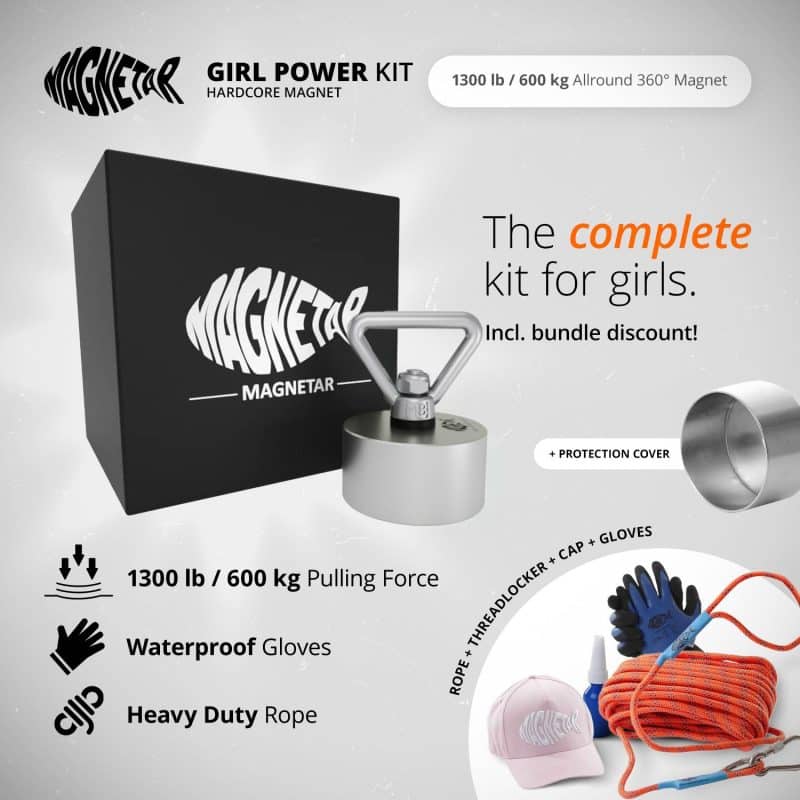 The best magnet fishing kit for women who want to fish like a pro