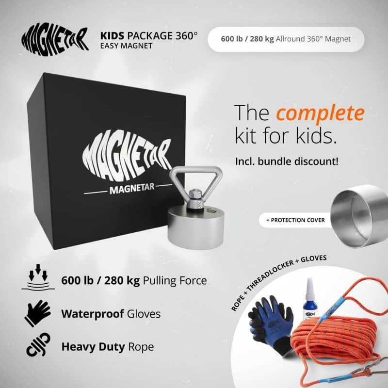 The best kids package for magnet fishing