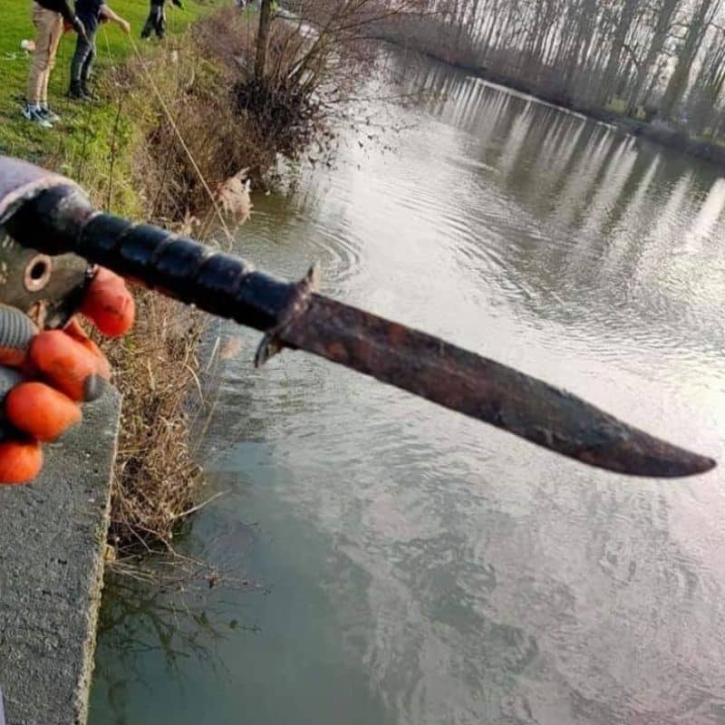 Is magnet fishing dangerous? Only when you find certain items.