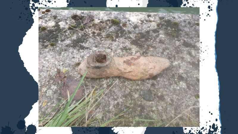 Odd items were found while magnet fishing in France