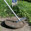 Magnetic Manhole Cover Lifter with hammer