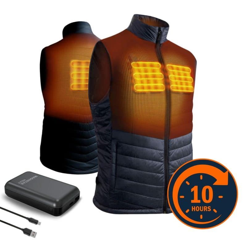 LAVA Heated Bodywarmer Magnetar Heat Front and Back