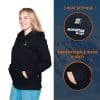 ETNA Heated Hoodie Magnetar Heat Model Woman and Details