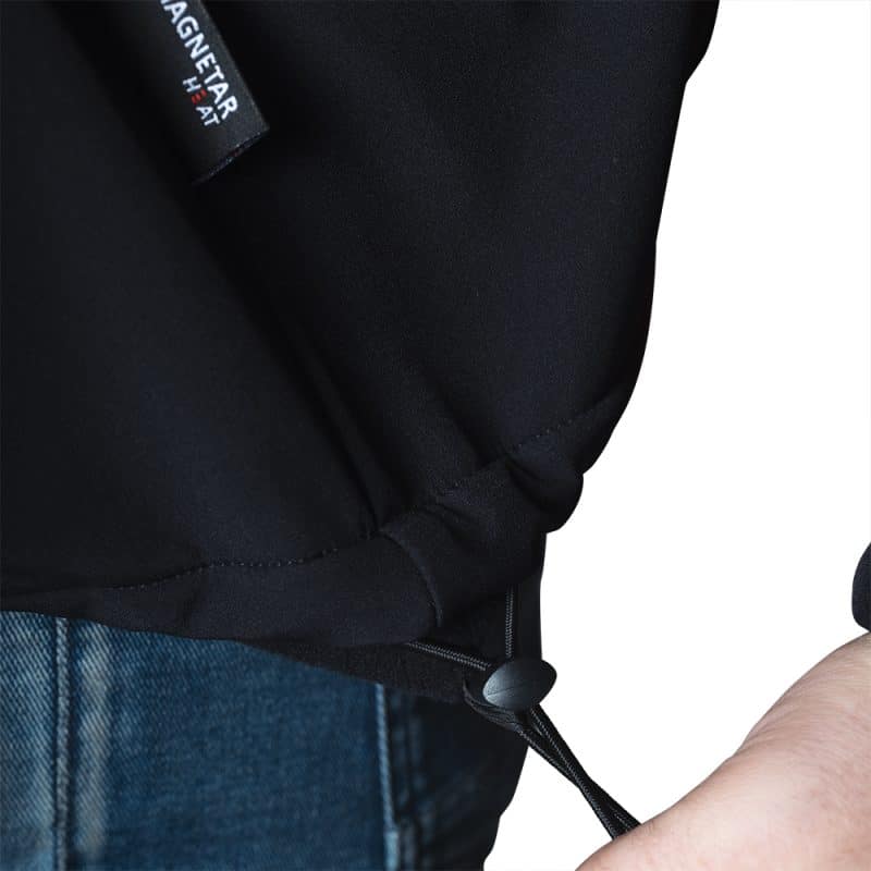 Magnetar's heatable jacket is close-fitting and customisable.
