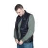 This heated body warmer has a quality zip fastening