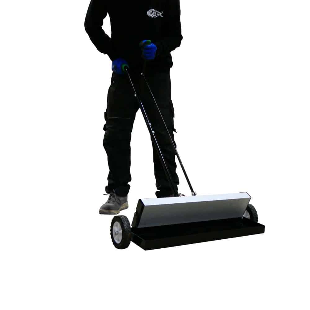 sweeping broom for outdoors, wide broom, magnetic broom, magnetic nails, magnet sweeper, magnetic sweeper